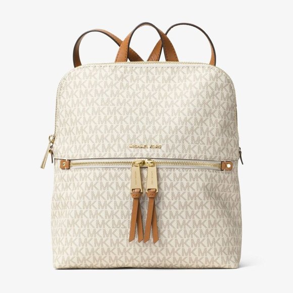 MICHAEL Michael Kors Handbags - Michael Kors Rhea Medium Slim Logo Backpack